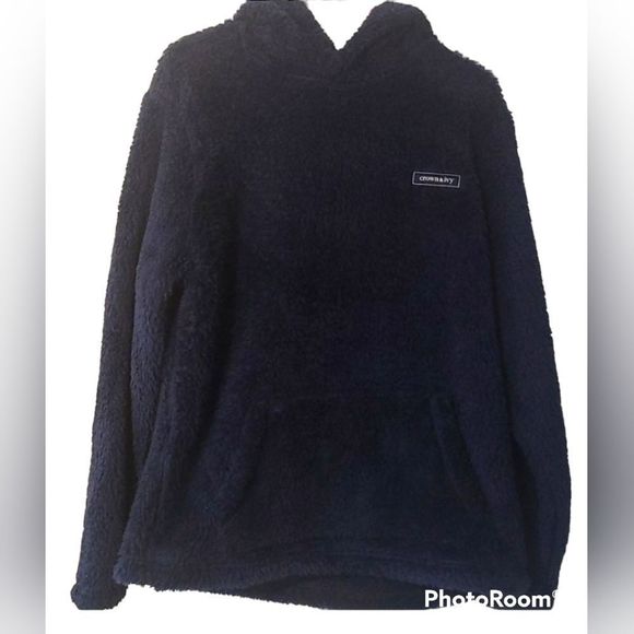 Crown and Ivy Navy Blue Fleece Hoodie size small - Picture 1 of 4